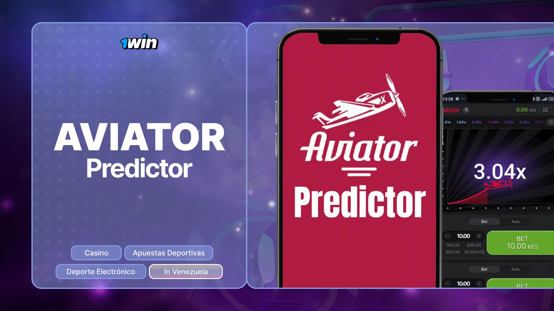Capacidades y características del pronosticador de 1win Venezuela Aviator