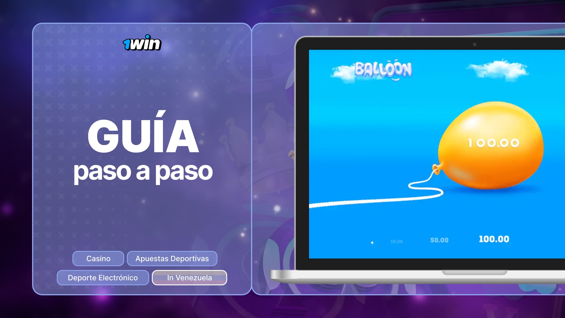 1win Venezuela: Una guía detallada sobre cómo empezar a jugar en sencillos pasos Balloon