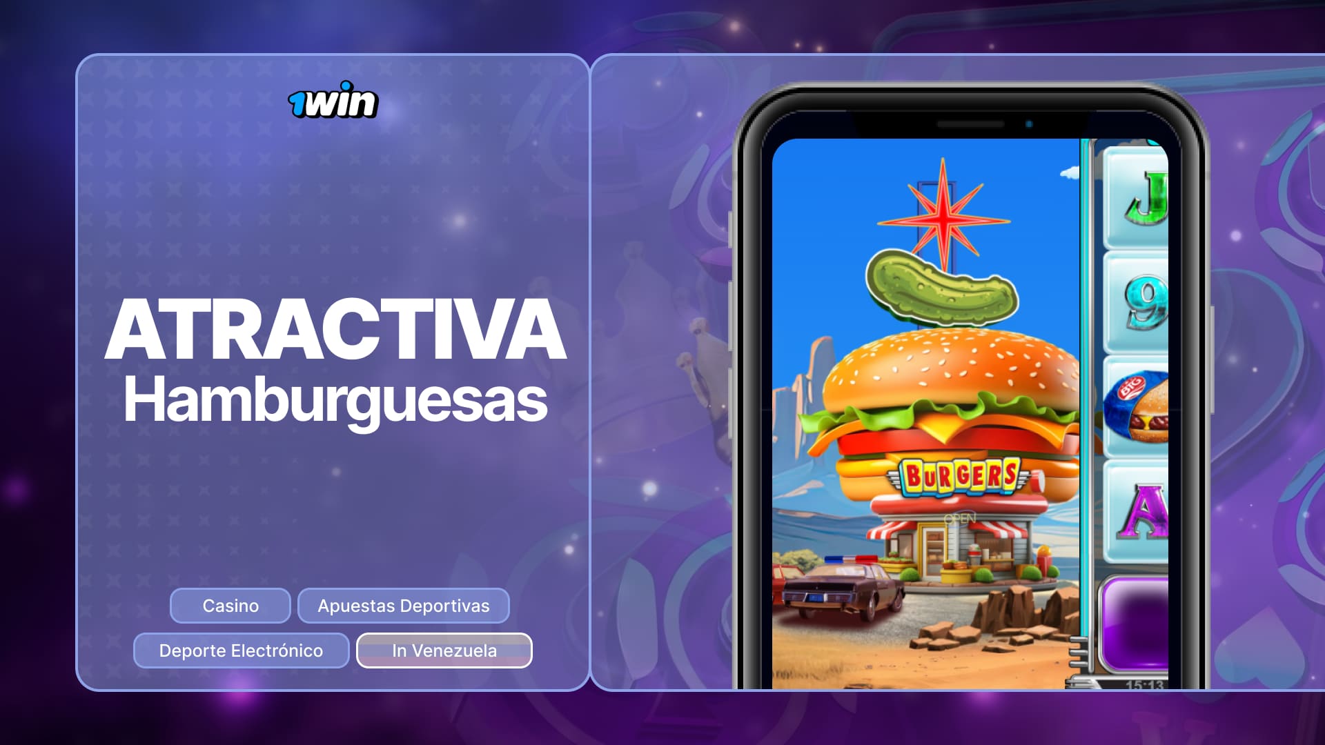 1win Venezuela: Características y funciones internas del juego juego de la hamburguesa