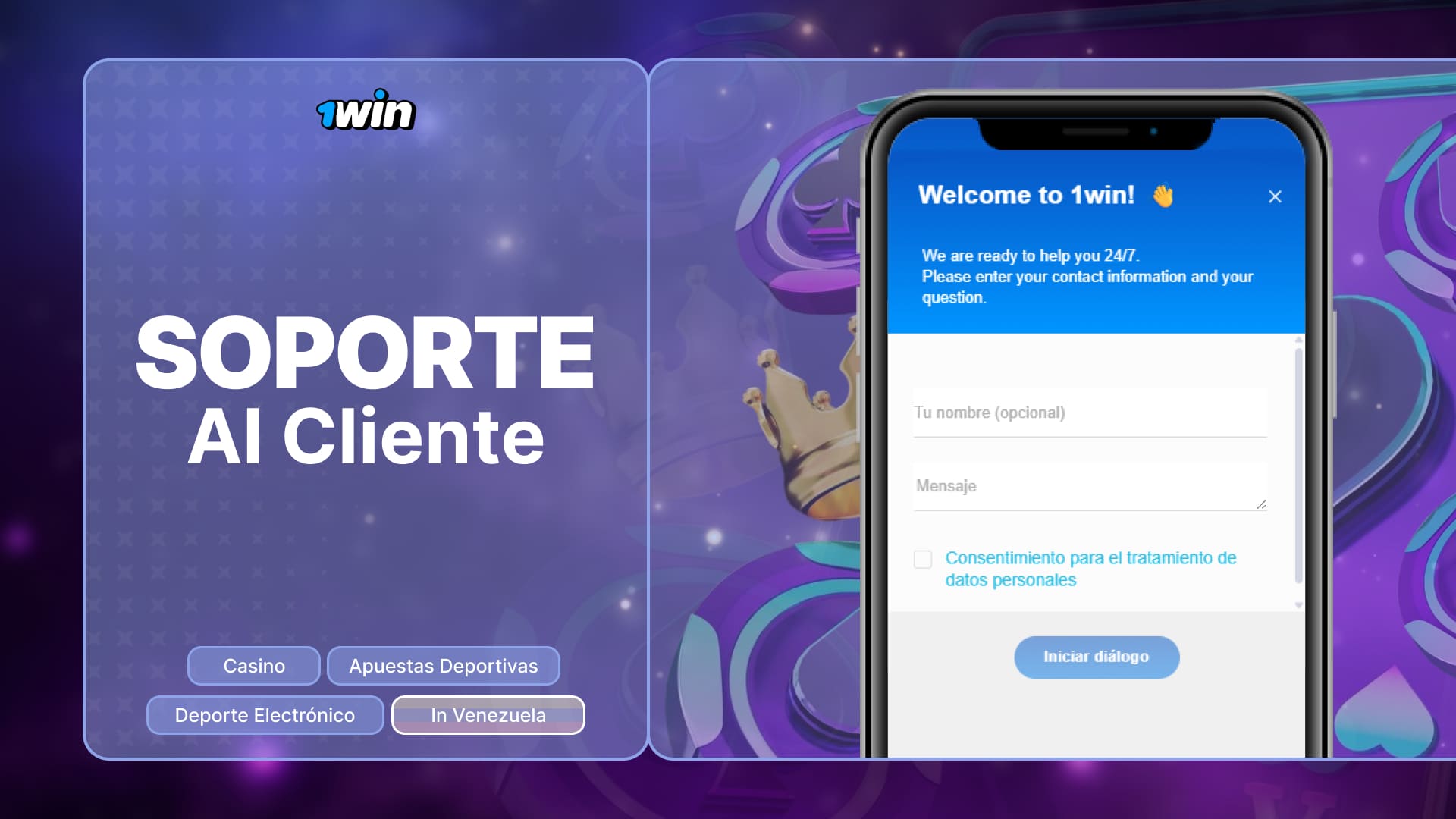 1win Venezuela Plataforma de atención al cliente general para resolución rápida y eficiente de posibles dificultades, múltiples opciones de chat en vivo, número de teléfono y redes sociales