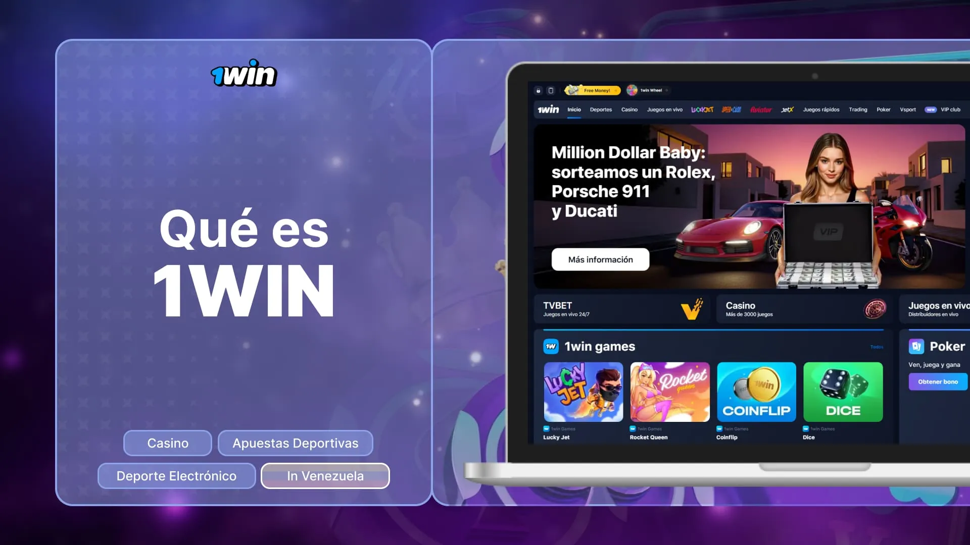 1win Venezuela General: Todo sobre la plataforma y sus reglas, año de fundación, licencia y apuestas y juegos de casino disponibles