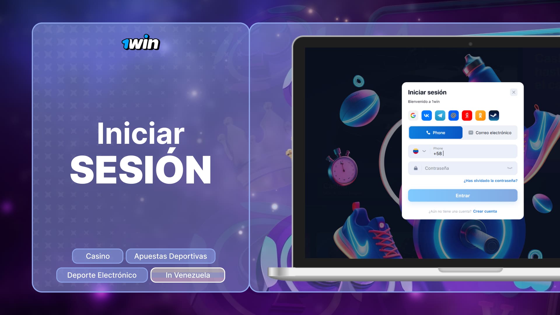 1win Venezuela General Inicia sesión en tu cuenta en la plataforma para seguir jugando