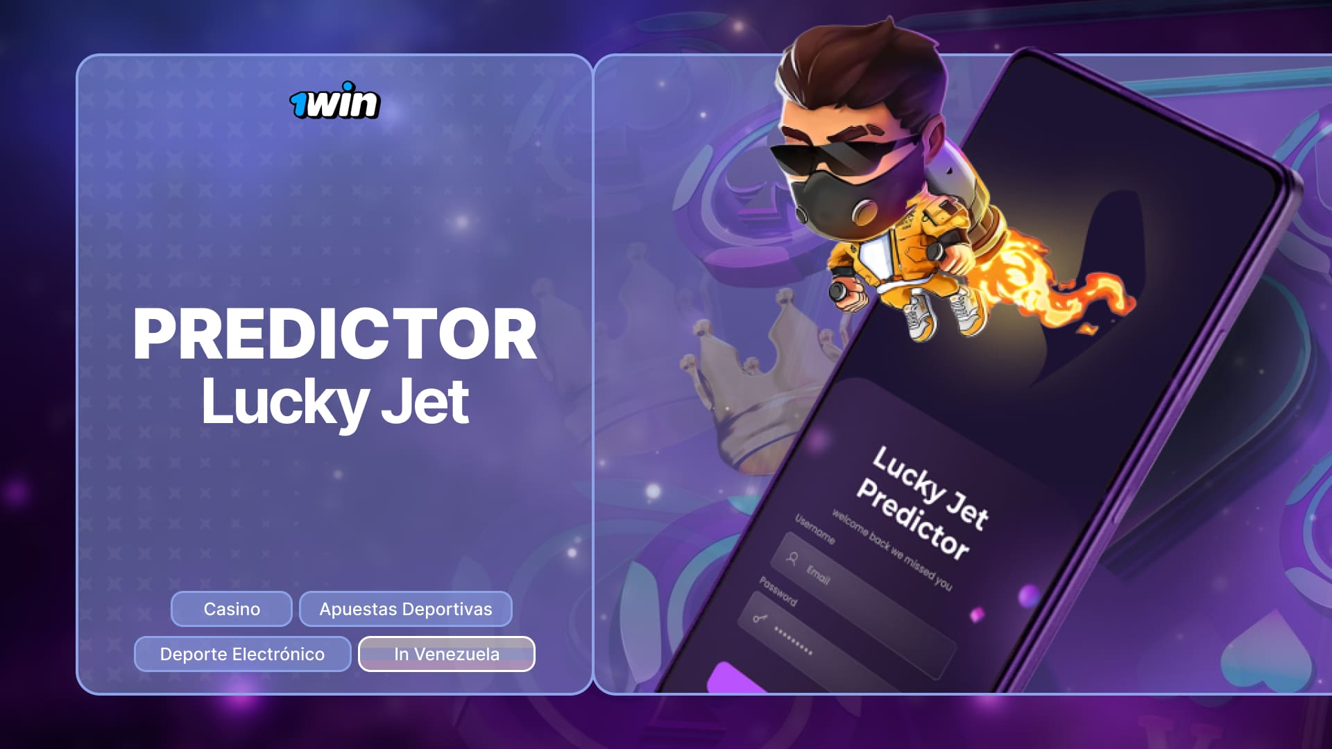 Capacidades y características del pronosticador de 1win Venezuela Lucky Jet