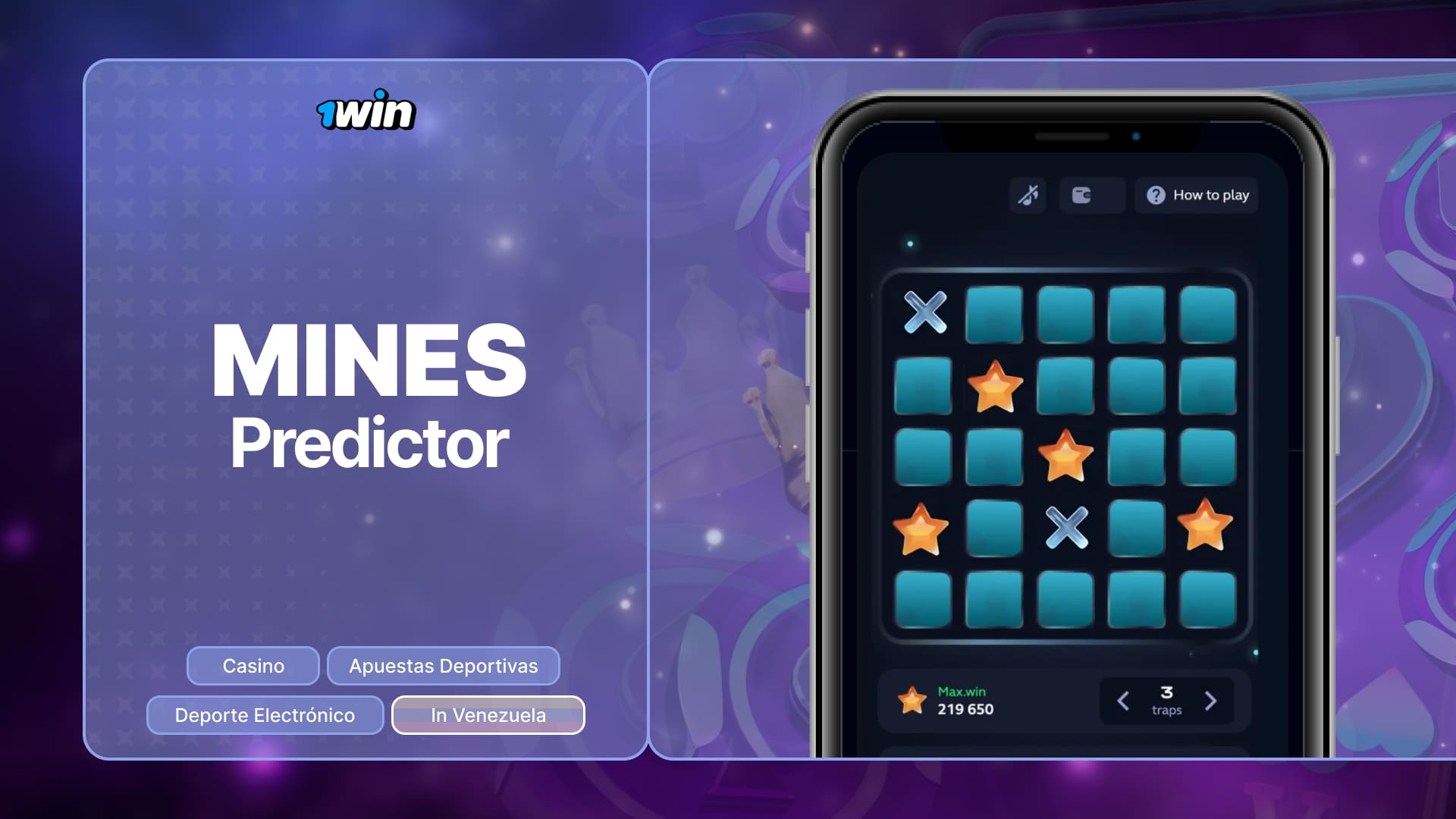 Capacidades y características del pronosticador de 1win Venezuela Minas