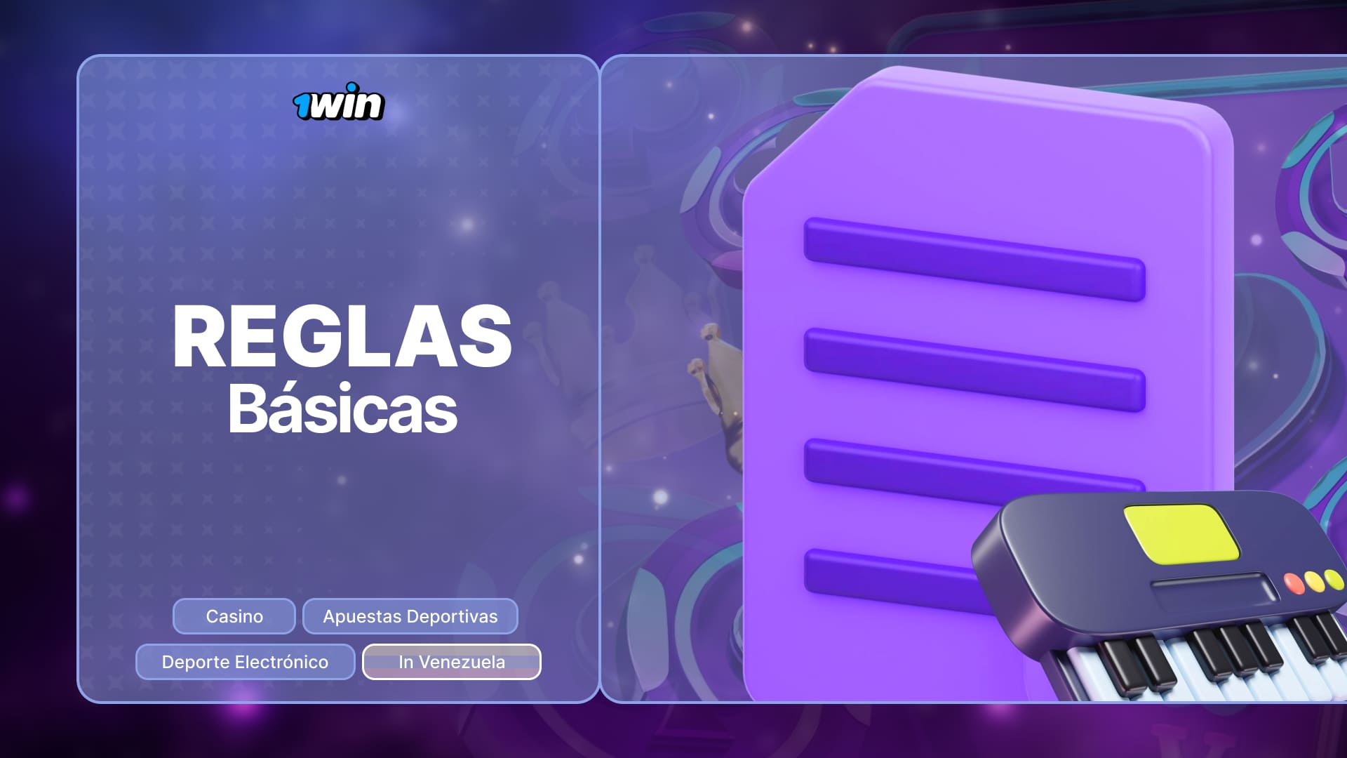 Reglas básicas del juego 1win Venezuela y plataforma para nuevos usuarios Piano Tiles